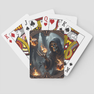 Gothic Flames, de bewaker van de brandende dobbels Pokerkaarten