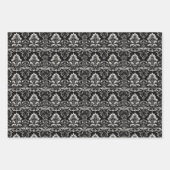  Gothic Floral Damask Inpakpapier Vel (Voorkant 2)