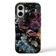 Gothic Floral iPhone 16 Hoesje