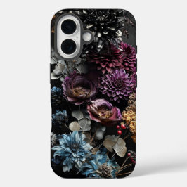 Gothic Floral iPhone 16 Hoesje