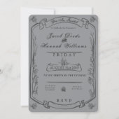 Gothic Forest Moody Wedding Invitation (Devant)