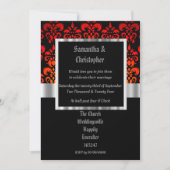 Gothic foto template wedding uitnodiging (Voorkant)