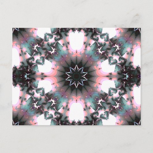 Gothic Frozen Winter Spider Web Briefkaart (Voorkant)