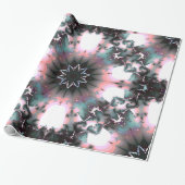 Gothic Frozen Winter Spider Web Cadeaupapier (Uitgerold)