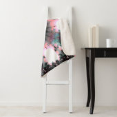 Gothic Frozen Winter Spider Web Sherpa Deken (In situ)