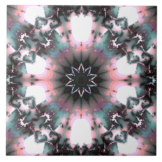 Gothic Frozen Winter Spider Web Tegeltje (Voorkant)