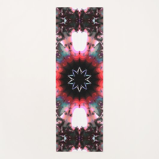 Gothic Frozen Winter Spider Web Yogamat (Voorkant)