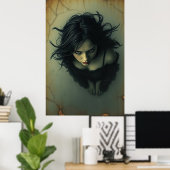Gothic Gaze: Dark Muse Poster (Thuiskantoor)