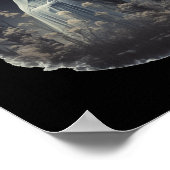 Gothic Ghost In The Forest  Bloemgeest Ha Poster (Hoek)