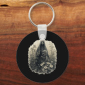 Gothic Ghost In The Forest Bloemgeest Ha Sleutelhanger (Voorkant)