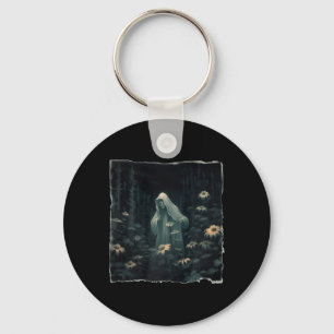 Gothic Ghost In The Forest Bloemgeest Ha Sleutelhanger