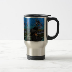 Gothic Girl en Dragon Travel Mug Reisbeker