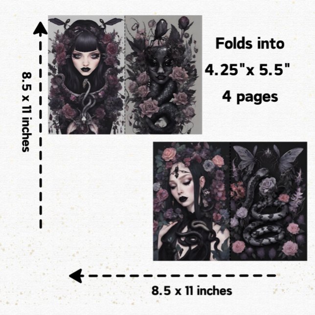 Gothic Girl  Goth Junk Scrapboek 4 (Creator heeft geüpload)