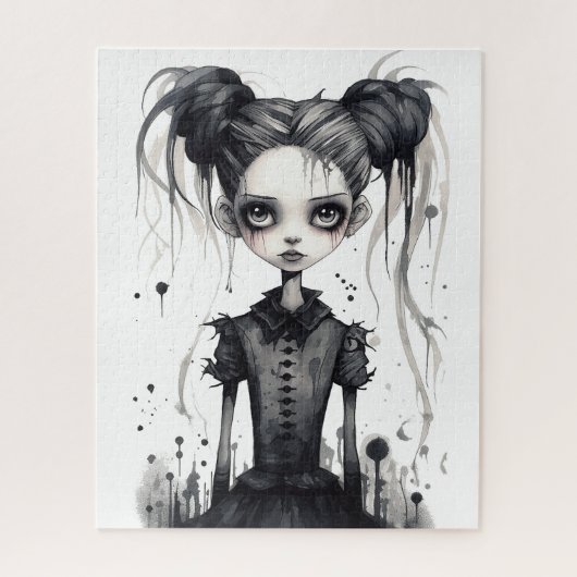 Gothic Girl Jigsaw Puzzel (Verticaal)