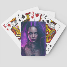 Gothic Girl Pokerkaarten