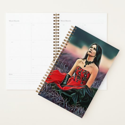 Gothic Girl Sitting Planner (Display)