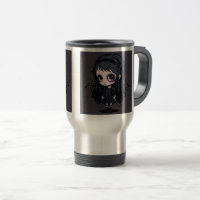 Gothic Girl Travel/Commuter Mok, 15 oz