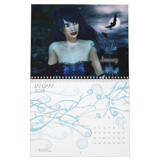 Gothic Girls 2010 Kalender (Jan 2026)
