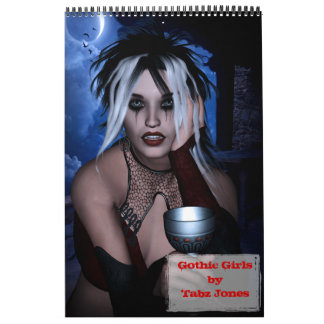 Gothic Girls Art Book Calendar Kalender