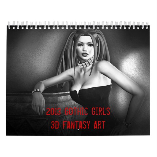 Gothic Girls Fantasy 2013 Agenda Kalender (Hoes)