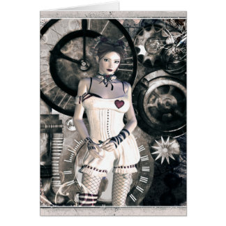 Gothic Girls Steampunk op het hart
