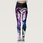 Gothic Girly Baphomet Leggings (Voorkant)