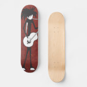 Gothic gitarist skateboard (Voorkant)