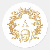 Gothic Glam Halloween | STICKER | Wit (Voorkant)