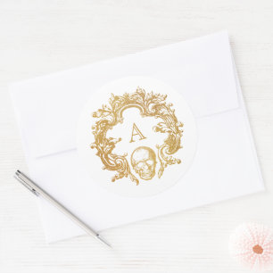 Gothic Glam Halloween STICKER Wit