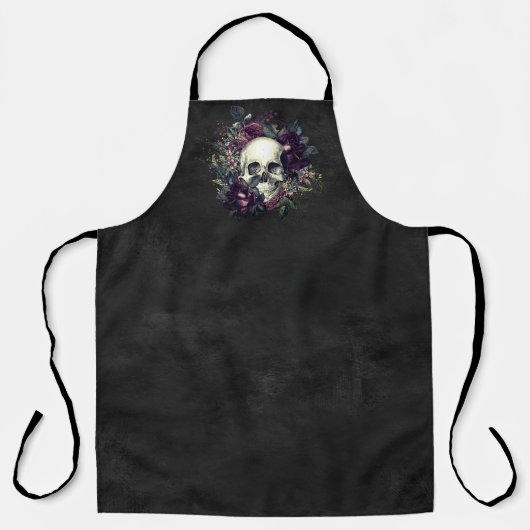 Gothic Glam | SCHORT | Rozen en schedel (Voorkant)