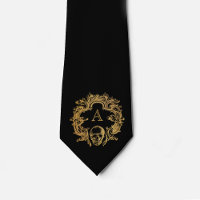 Gothic Glam | STROPDAS | Monogram | Zwart