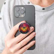 Gothic Glas in lood Spider Web Phone Grip