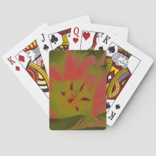 Gothic Gloomy Red Tulip-speelkaarten Pokerkaarten