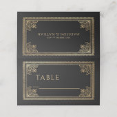  Gothic Gold Victoriaans bruiloft (Buitenkant ongevouwen)