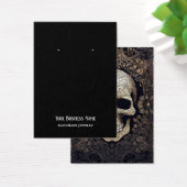 Gothic Gothic Skull Earring Display Kaart (Bureau)