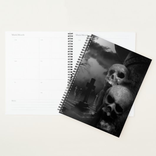 Gothic Graveyard Planner (Devant avec enveloppe)