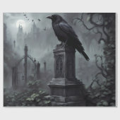 Gothic Graveyard thema Cadeaupapier (Vlak)