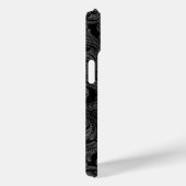Gothic Grijze Ornament met schedel Case-Mate iPhone Case (Achterkant / Rechts)