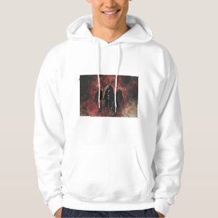 Gothic Grim Reaper Trio Occult Bloed Rode Biker T- Hoodie