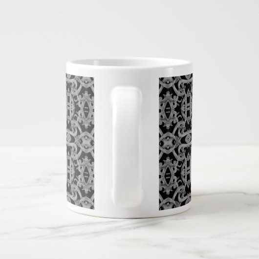 GOTHIC Grote Witte Mok (Achterkant)