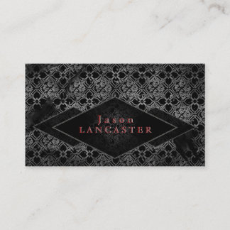 gothic Grunge Business Card-sjabloon Visitekaartje