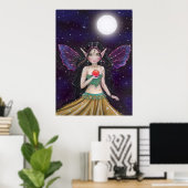 Gothic Gypsy Fairy Poster van Molly Harrison (Thuiskantoor)