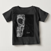 Gothic Half Skull Black en White Cool Grunge (Voorkant)