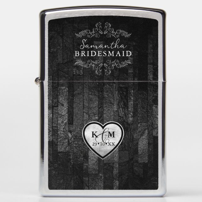 Gothic Hallowedding Scrollwork B&W ID866 (Voorkant)