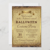 Gothic Halloween Annual Costume Party Kaart (Voorkant)