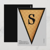  Gothic Halloween Banner Bunting Flag Briefkaart (Voorkant / Achterkant)