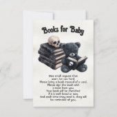 Gothic Halloween boeken voor baby Kaart (Voorkant)