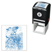 GOTHIC HALLOWEEN BRUID, VLEERMUIS, BOEKET VAN SCHE  ZELFINKTENDE STEMPEL (In situ)