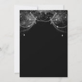 Gothic halloween bruiloft met uitzondering van de  aankondiging (Achterkant)