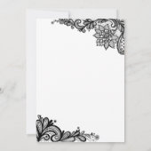 Gothic halloween bruiloft met uitzondering van de aankondiging (Achterkant)